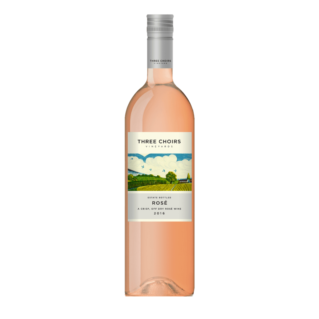 Three Choirs Vineyards Estate Reserve Rosé 2017 bottle shot