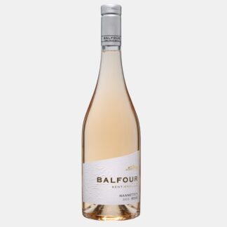 A bottle of English Rosé Wine from Balfour Hush Heath