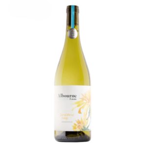 A bottle of Albourne Estate sandstone Ridge Chardonnay 2022, an English White Wine