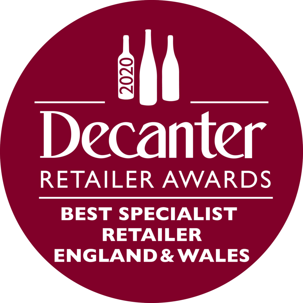 Decanter Retailer Awards Best English & Welsh wine specialists award logo