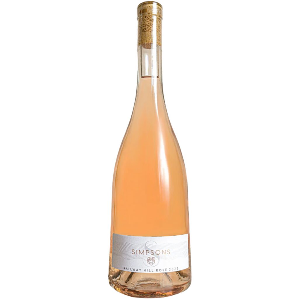 A pink bottle of Simpsons Railway Rose