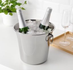 English Sparkling Wine in ice bucket