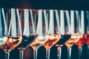 wine glasses in tasting