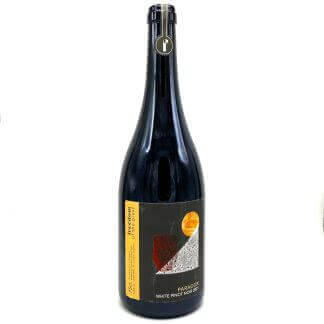 A bottle shot of an English White Wine from Freedom of the Press Winery, called Freedom of the Press Paradox White Pinot Noir 2021