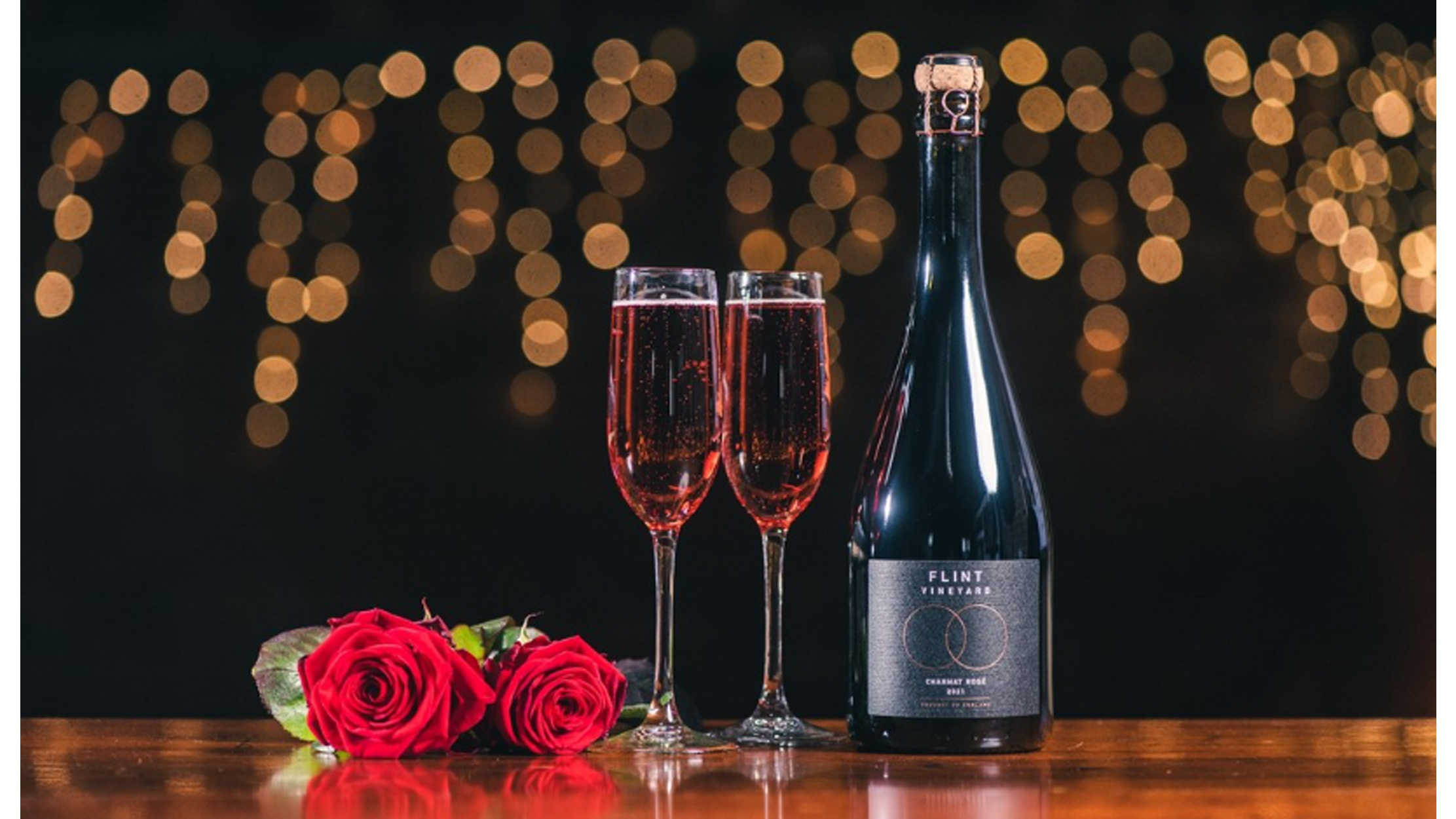 Glasses of Flint Vineyard Charmat Rosé
