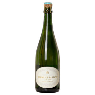 A bottle of Wiston Estate Blanc de Blancs 2010, English Sparkling Wine