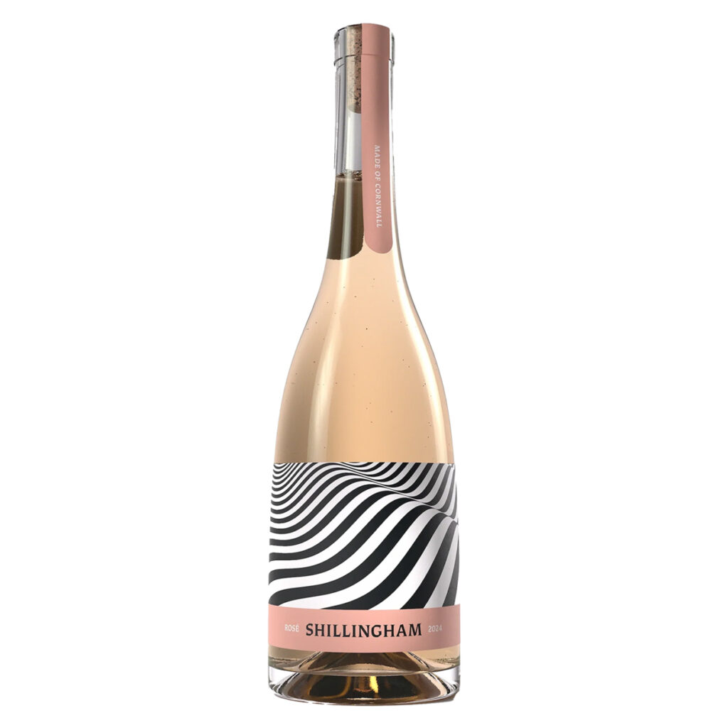 A bottle of Shillingham Vineyard Rosé Pinot Noir 2024, an English Rosé Wine