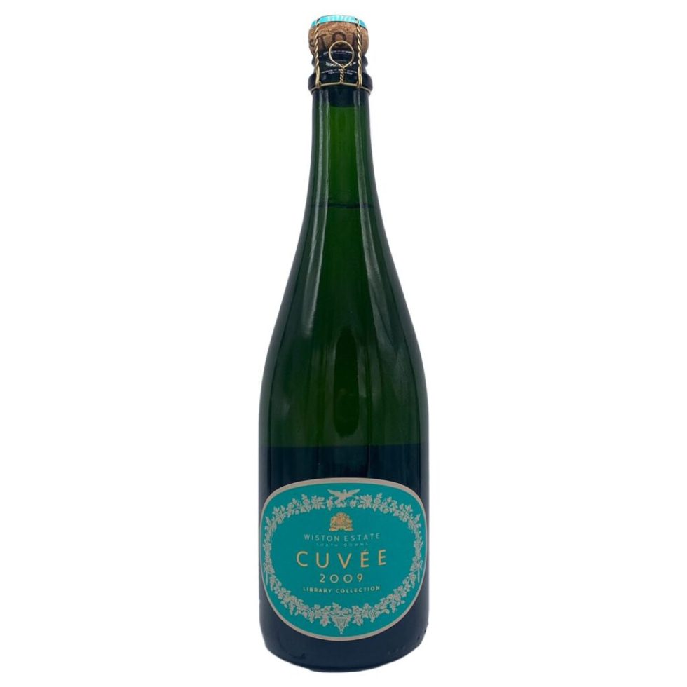 A bottle of Wistone Estate Cuvée 2009, an English Sparkling Wine