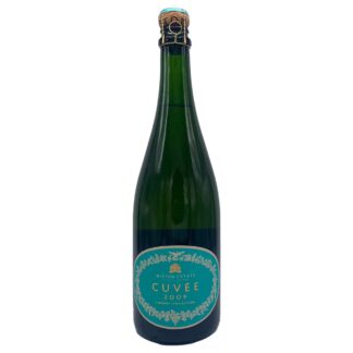A bottle of Wistone Estate Cuvée 2009, an English Sparkling Wine