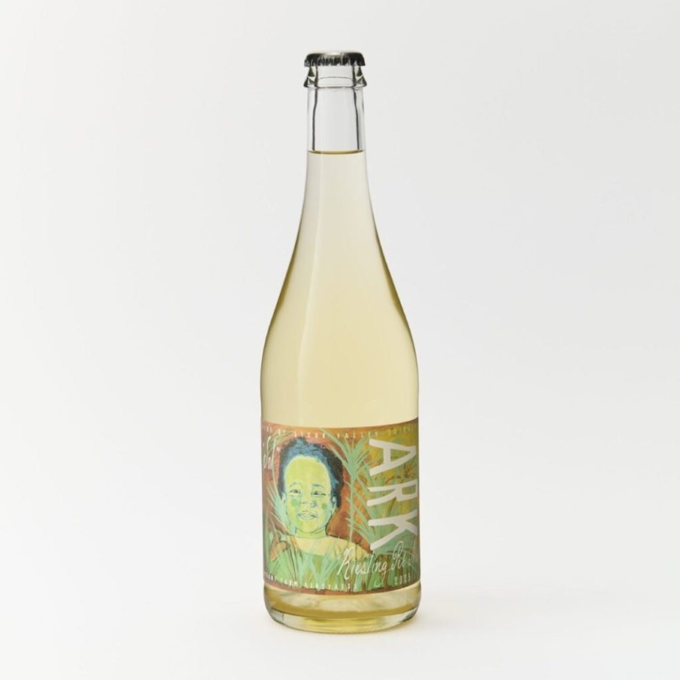 A bottle of Ark Wines Sol Riesling Pet Nat, an English Sparkling Wine