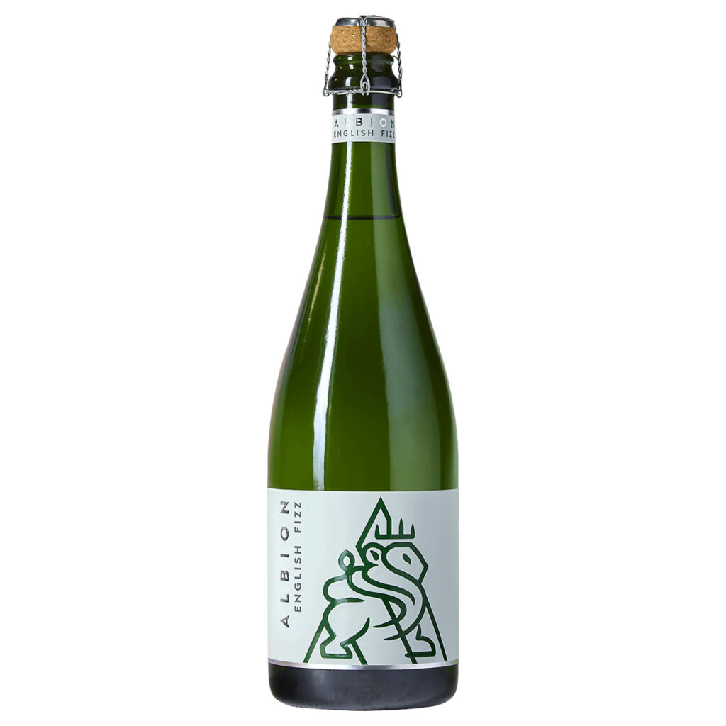 A bottle of Albion English Fizz Brut 2023, an English Sparkling Wine