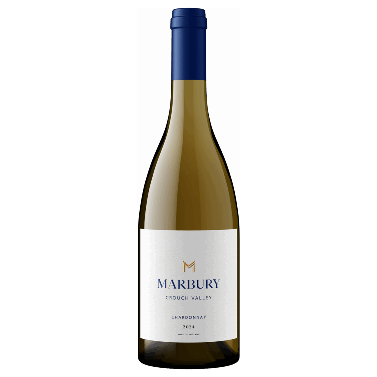 A bottle of Marbury Chardonnay 2023, an English White Wine