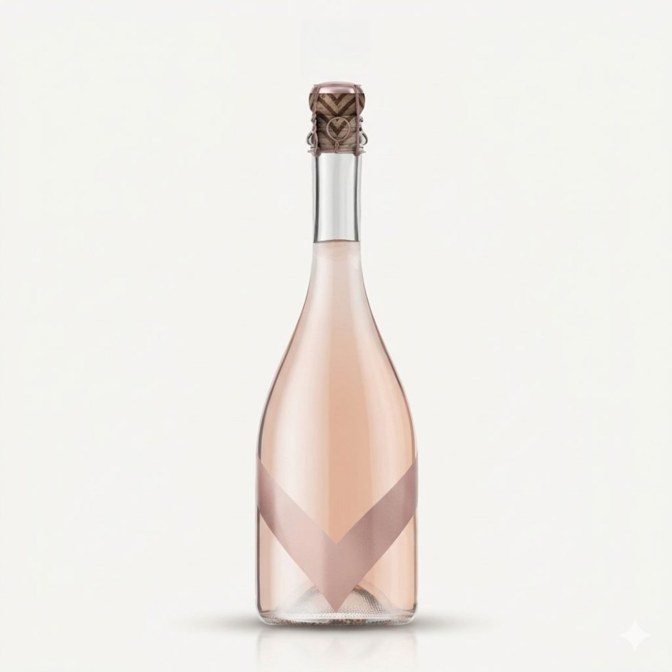 A bottle of Everflyht Wylde Sparkling Rosé MV, an English Sparklnig Wine