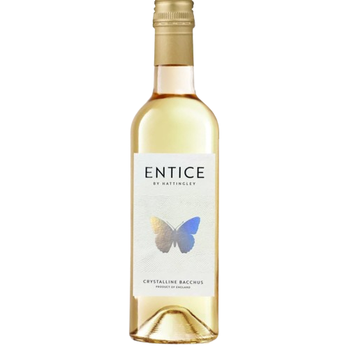 A bottle of Hattingley Valley Entice 2025, and English Dessert Wine