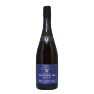 A bottle of Woodchester Valley Vineyard Blanc de Blancs 2019, an English Sparkling Wine