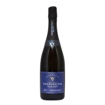 A bottle of Woodchester Valley Vineyard Blanc de Blancs 2019, an English Sparkling Wine